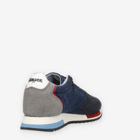 Blauer Queens Sneakers da uomo blu in camoscio e denim