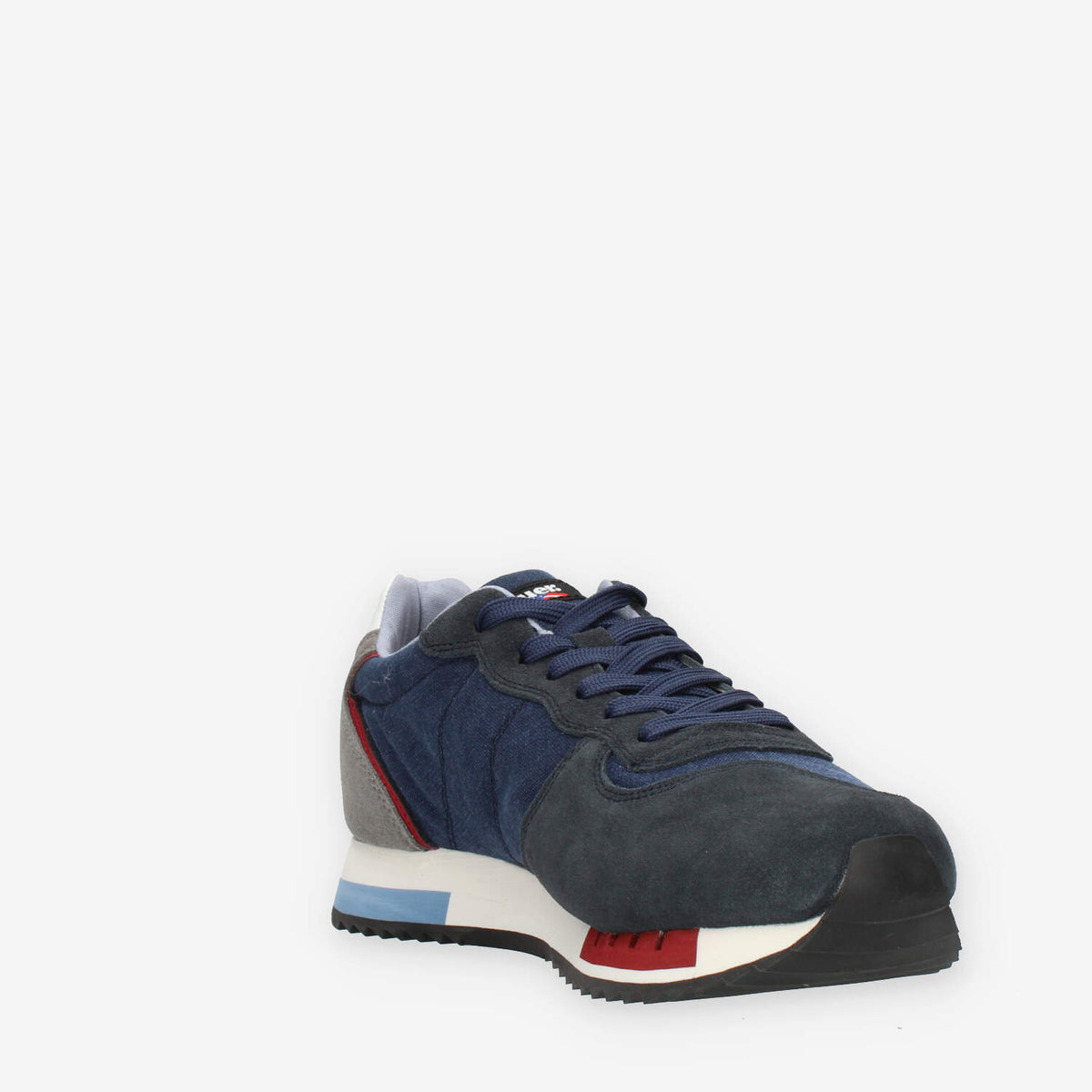 Blauer Queens Sneakers da uomo blu in camoscio e denim