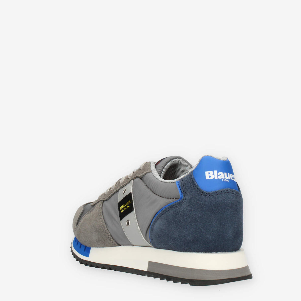 Blauer Queens Sneakers da uomo in camoscio e tessuto grigie e blu