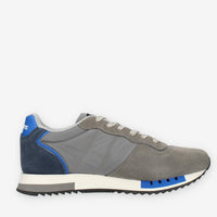 Blauer Queens Sneakers da uomo in camoscio e tessuto grigie e blu