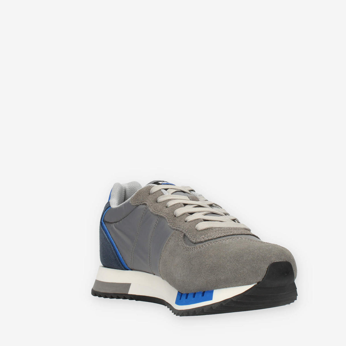 Blauer Queens Sneakers da uomo in camoscio e tessuto grigie e blu