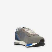 Blauer Queens Sneakers da uomo in camoscio e tessuto grigie e blu