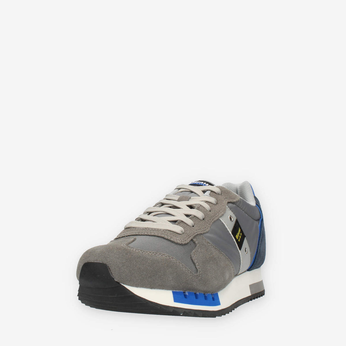 Blauer Queens Sneakers da uomo in camoscio e tessuto grigie e blu