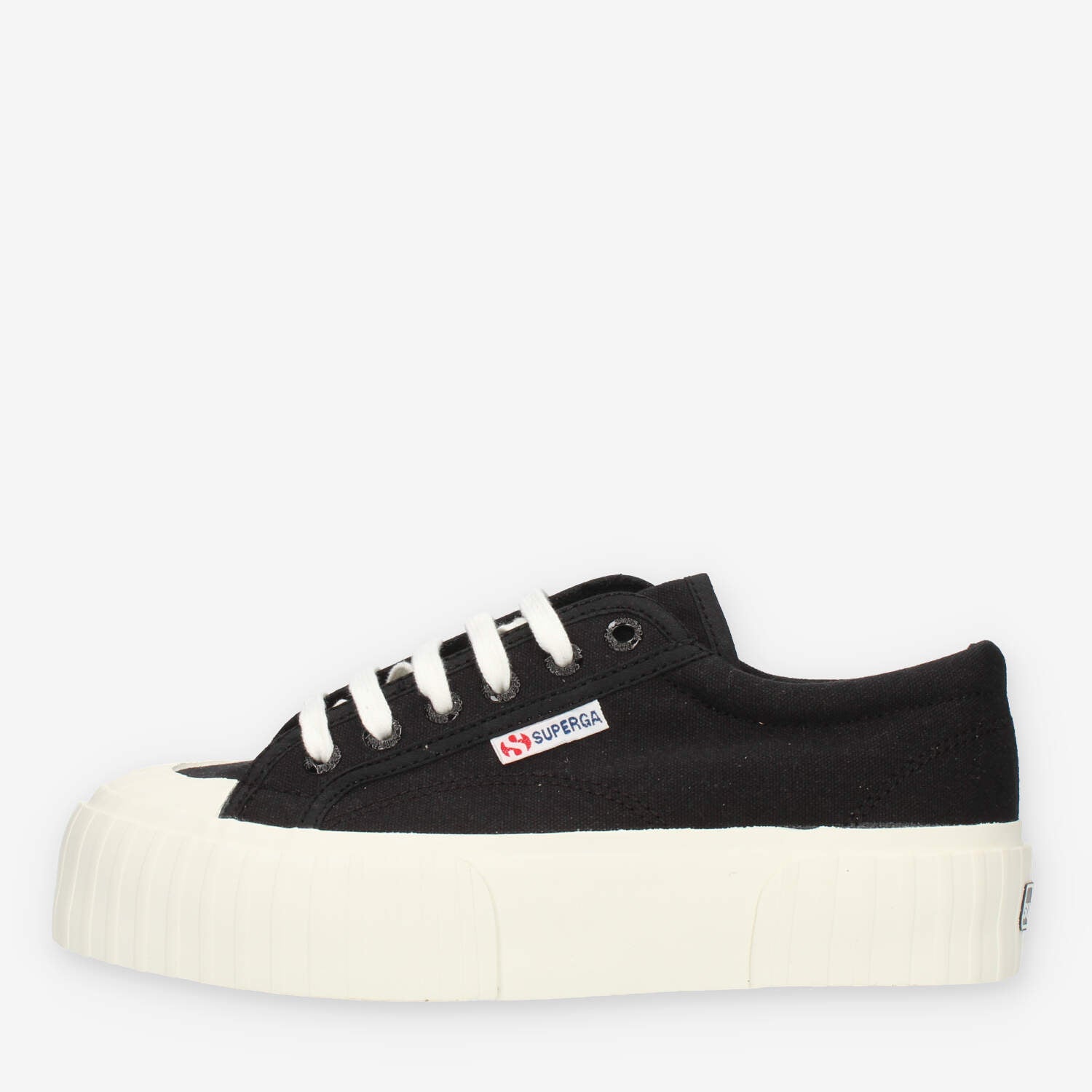 Superga nere donna on sale