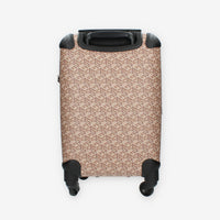 Guess Wilder 18 in 4-WHEELER Trolley da cabina taupe logato