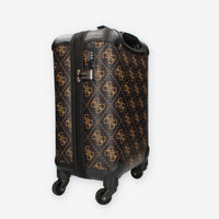Guess Berta 18 in 4-WHEELER Trolley da cabina marrone logato