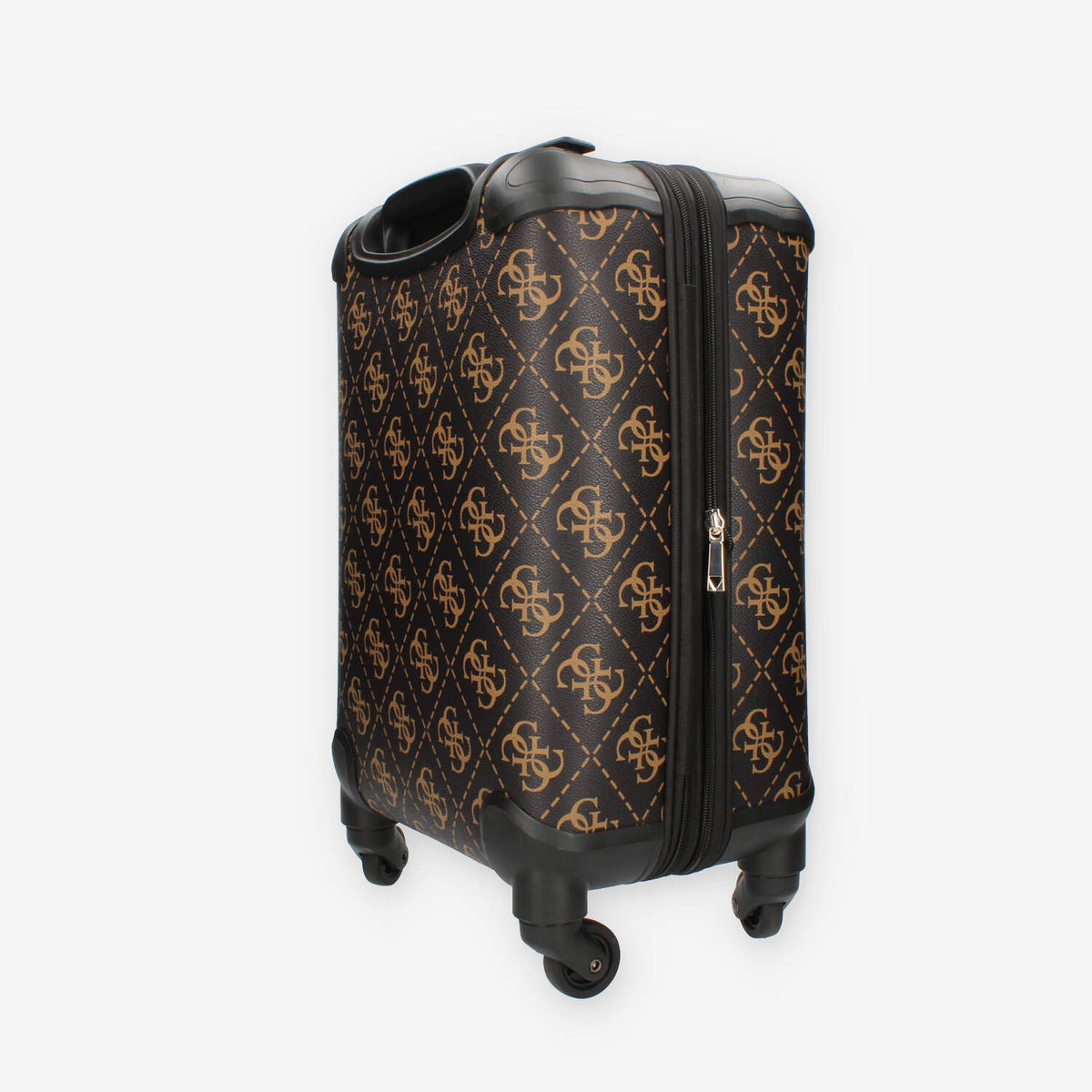 Guess Berta 18 in 4-WHEELER Trolley da cabina marrone logato