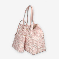 Guess Vikky Borsa Shopping grande rosa con pochette interna