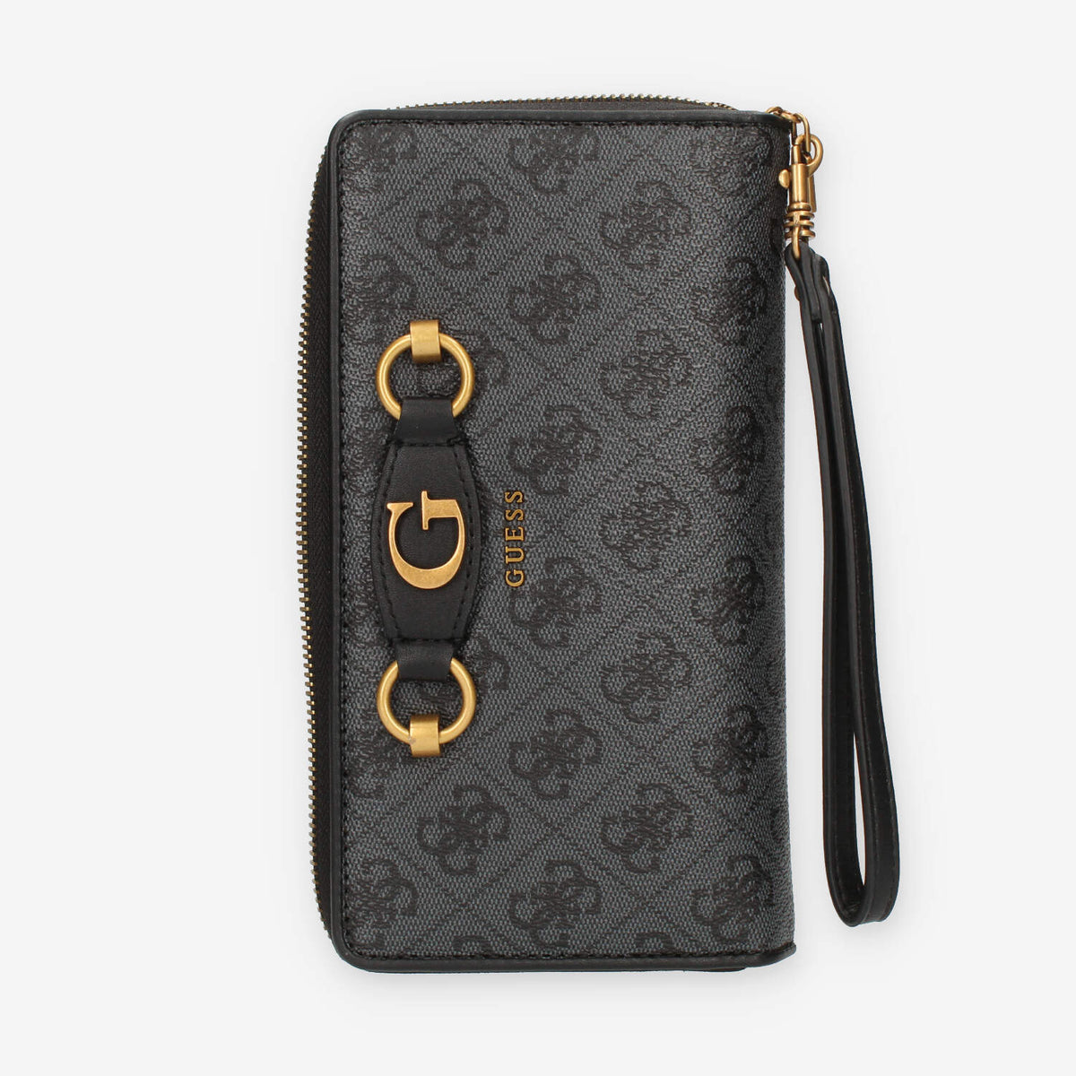 Guess Izzy portafogli grigio logato con polsiera