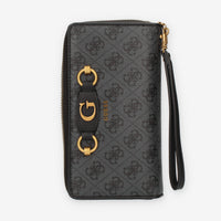Guess Izzy portafogli grigio logato con polsiera