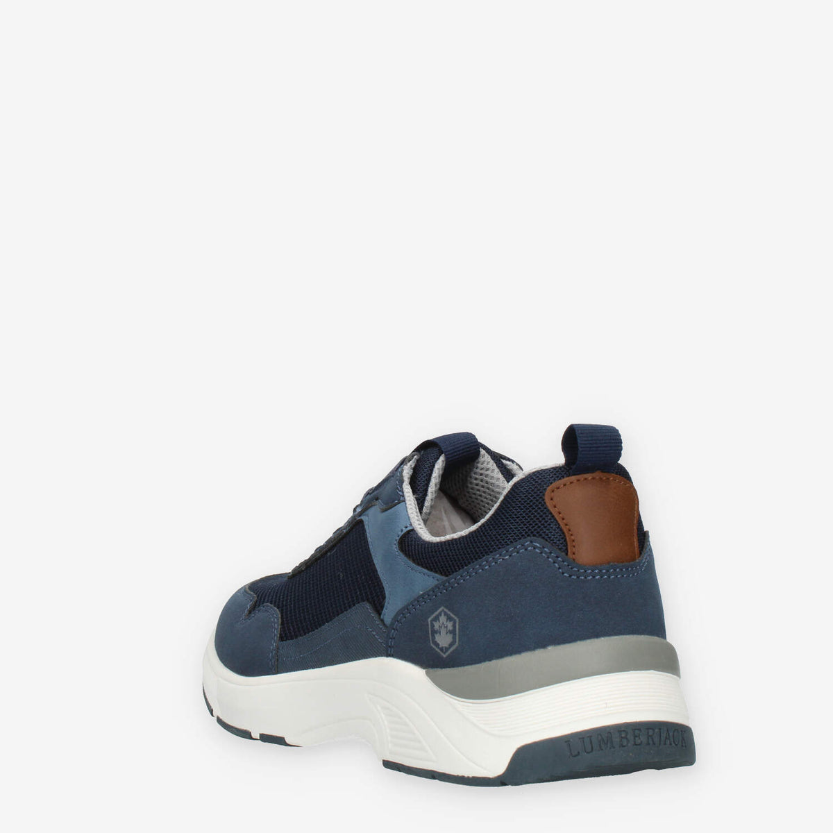 Lumberjack Travis Sneakers da uomo blu con lacci elastici