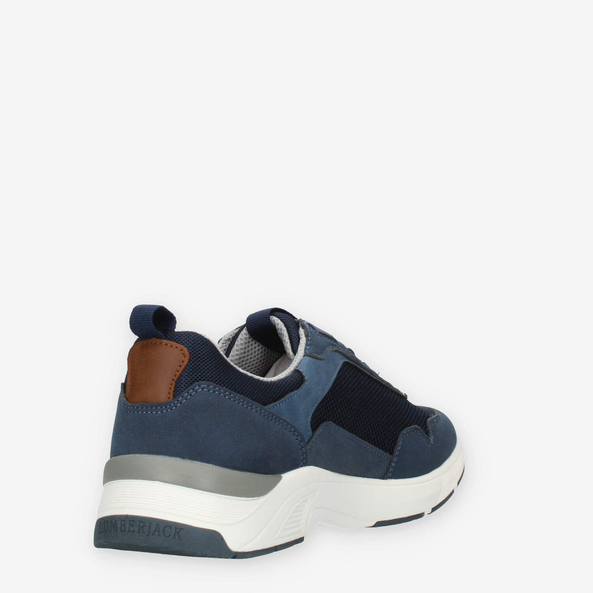 Lumberjack Travis Sneakers da uomo blu con lacci elastici