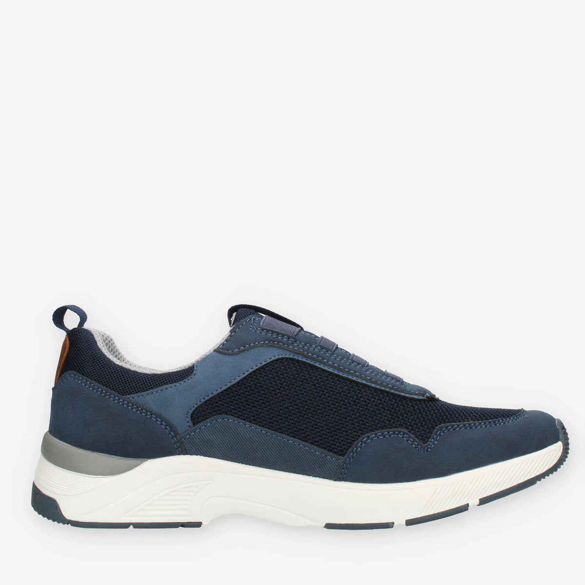 Lumberjack Travis Sneakers da uomo blu con lacci elastici