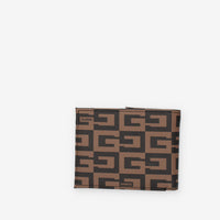 Guess Escape Flat Billfold Portafogli marrone logato da uomo