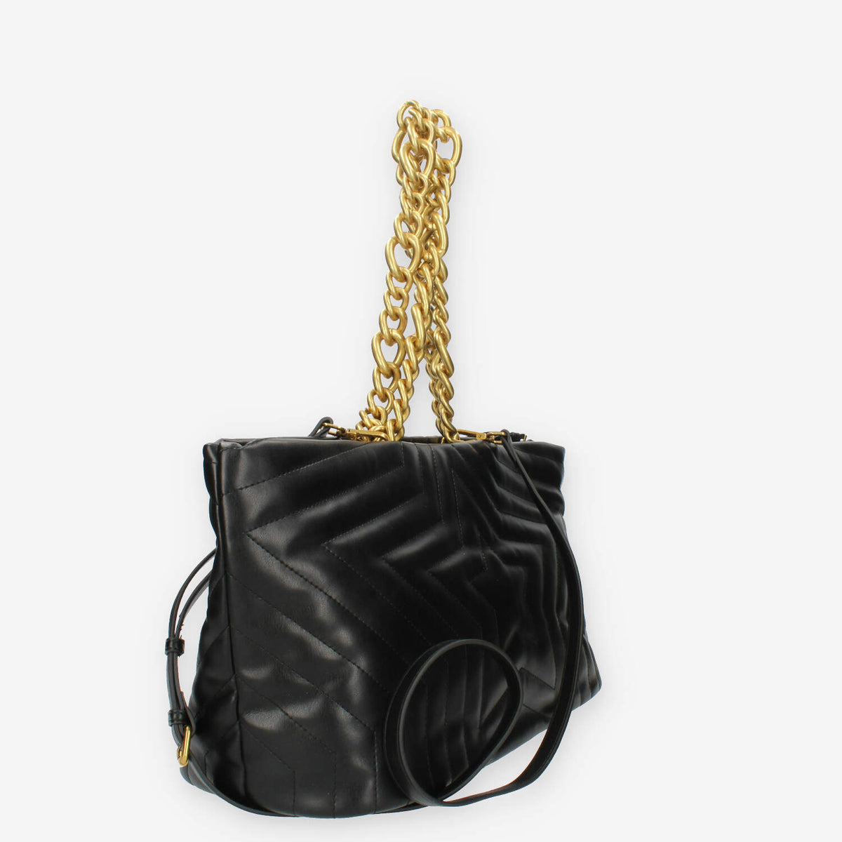 Marc Ellis Star Tote L Borsa modello shopping nera trapuntata