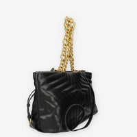 Marc Ellis Star Tote L Borsa modello shopping nera trapuntata