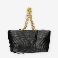 Marc Ellis Star Tote L Borsa modello shopping nera trapuntata