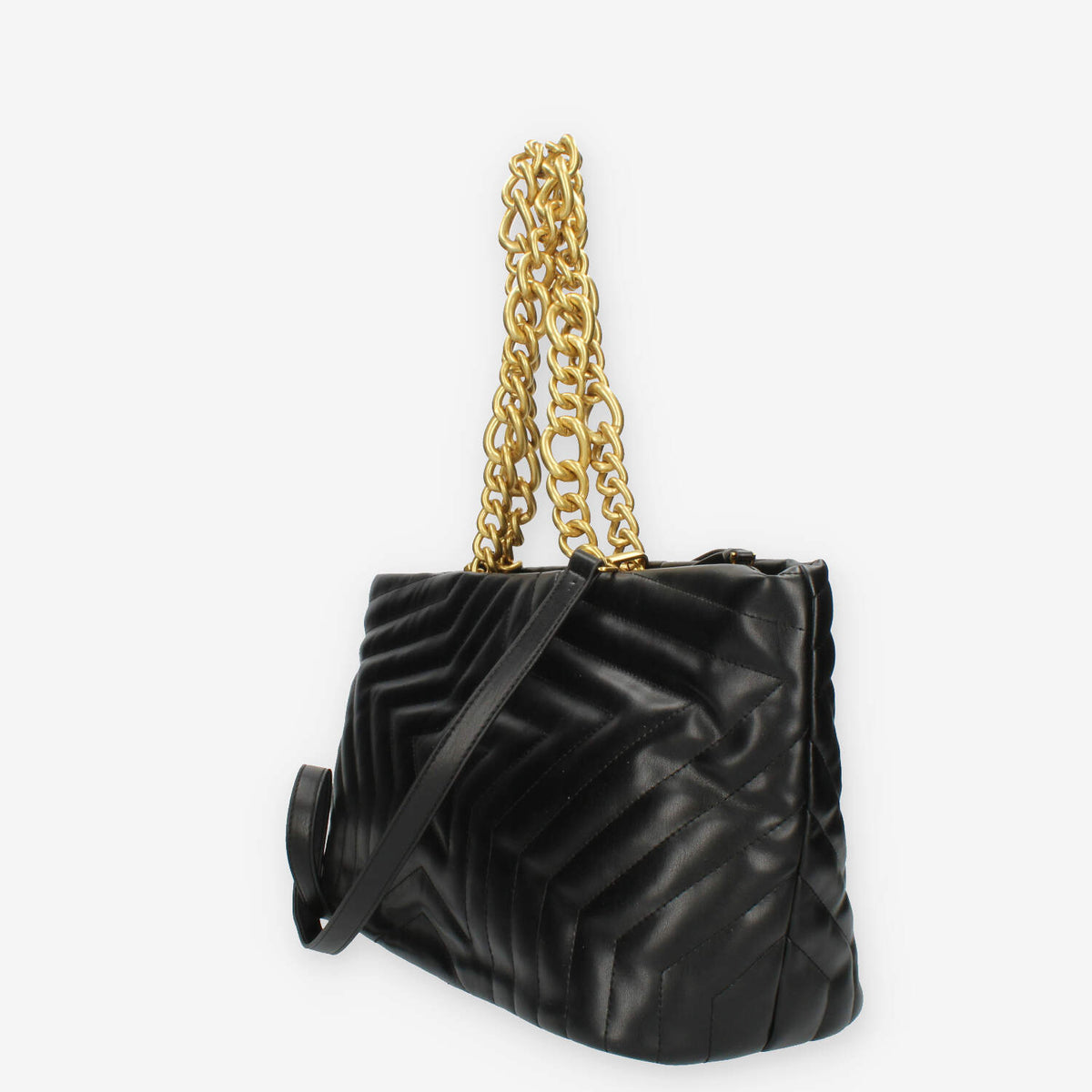 Marc Ellis Star Tote L Borsa modello shopping nera trapuntata