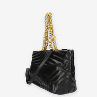 Marc Ellis Star Tote L Borsa modello shopping nera trapuntata