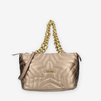 Marc Ellis Star Tote M Borsa media modello shopping bronzo trapuntata