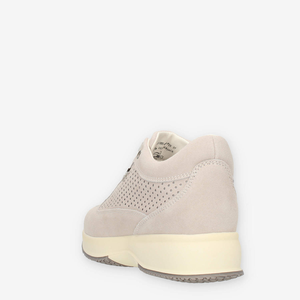 Lumberjack Raul Sneakers traforate in camoscio bianco sporco