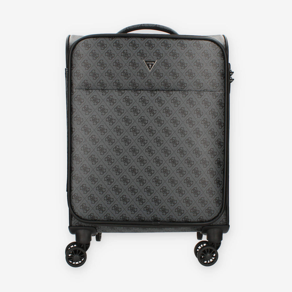 Guess Vezzola Trolley da cabina grigio logato a 4 ruote