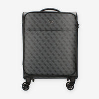 Guess Vezzola Trolley da cabina grigio logato a 4 ruote