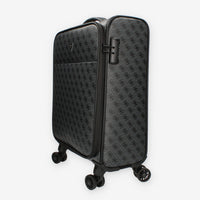 Guess Vezzola Trolley da cabina grigio logato a 4 ruote
