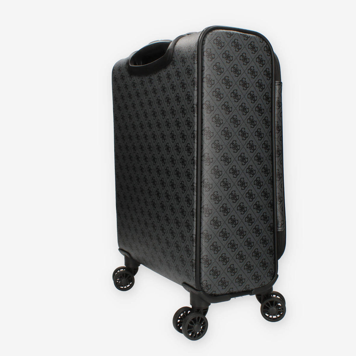 Guess Vezzola Trolley da cabina grigio logato a 4 ruote