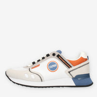Colmar Travis Sport Colors Sneakers da uomo bianche blu e arancioni