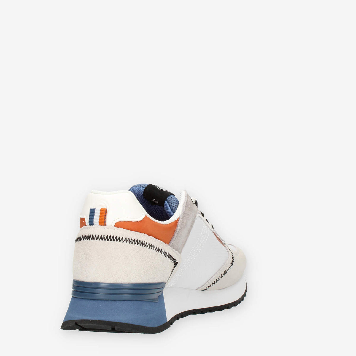 Colmar Travis Sport Colors Sneakers da uomo bianche blu e arancioni