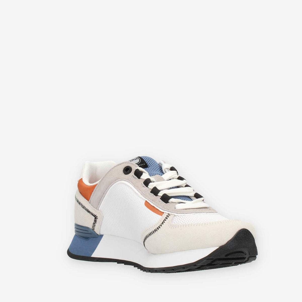 Colmar Travis Sport Colors Sneakers da uomo bianche blu e arancioni