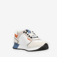 Colmar Travis Sport Colors Sneakers da uomo bianche blu e arancioni