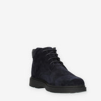 Geox Spherica Polacchine blu da uomo in camoscio