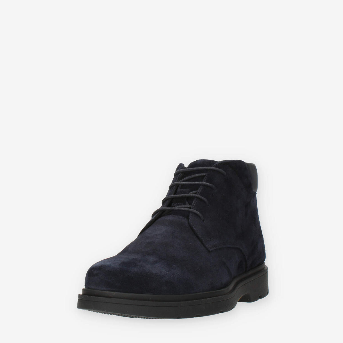 Geox Spherica Polacchine blu da uomo in camoscio