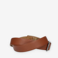 Alviero Martini Prima Classe Cintura reversibile da uomo cuoio e Geo Safari