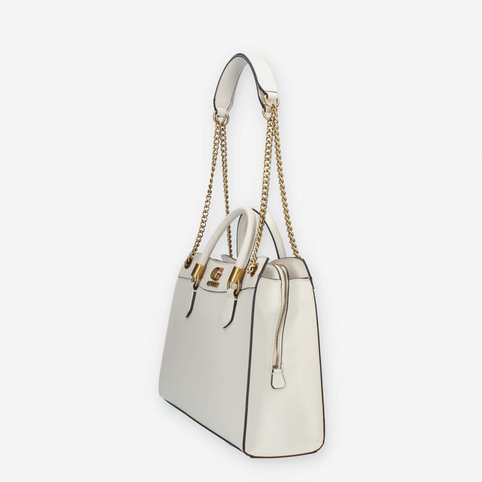 Guess Nell Borsa a spalla a 3 scomparti beige