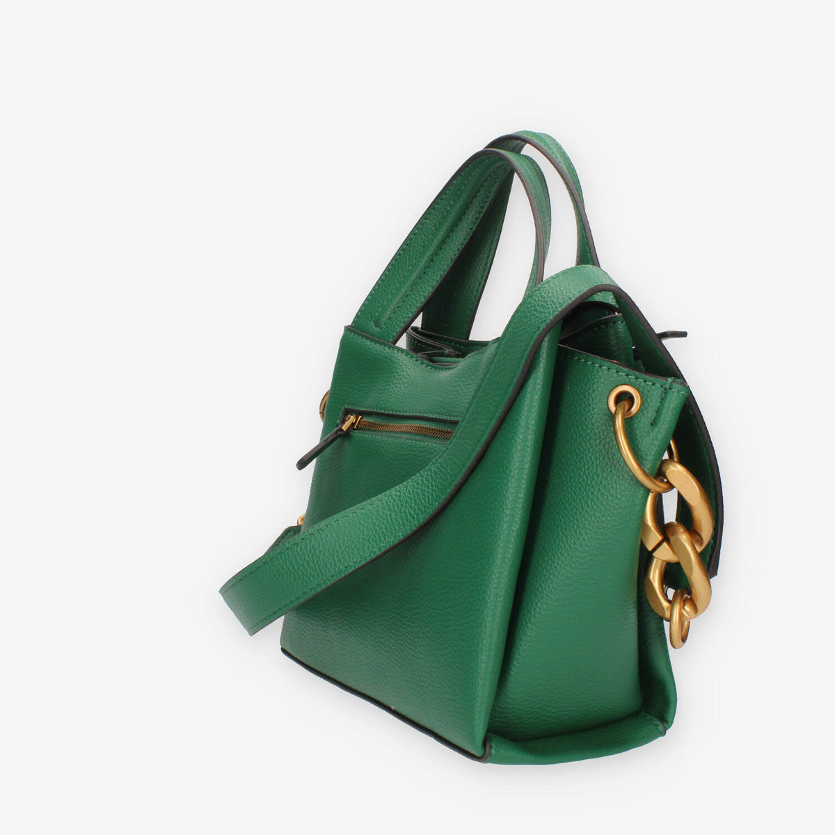 Guess Zed Borsa a spalla a 3 scomparti verde foresta