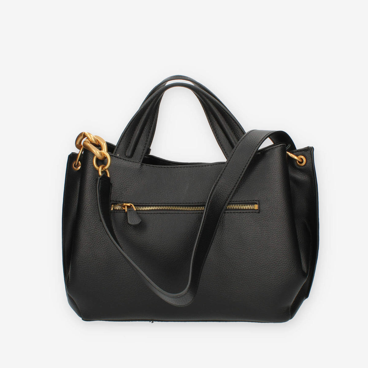 Guess Zed Borsa a spalla a 3 scomparti nera