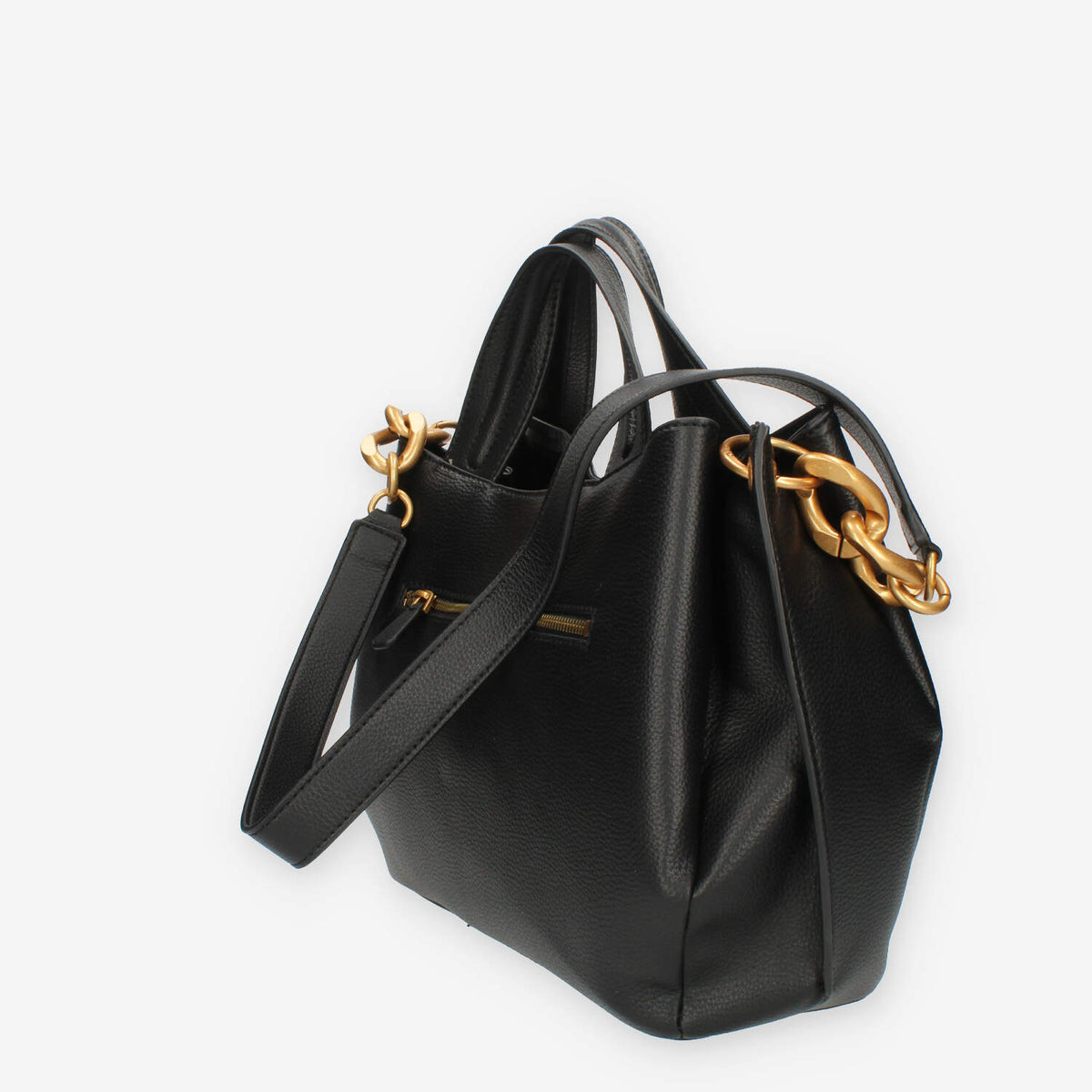 Guess Zed Borsa a spalla a 3 scomparti nera