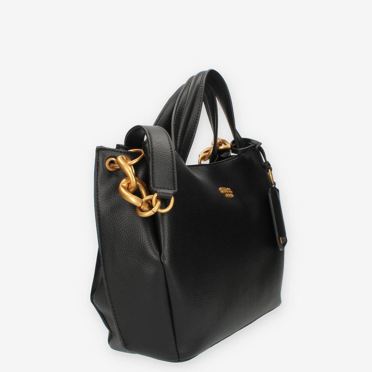Guess Zed Borsa a spalla a 3 scomparti nera