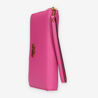 Guess Zed Portafogli fuxia con zip e polsiera