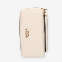 Guess Zed Portafogli beige con zip e polsiera