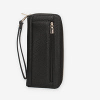 Guess Eco Brenton Portafogli nero con zip e polsiera