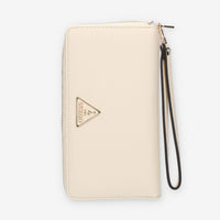 Guess Kersty Portafogli da donna beige con zip