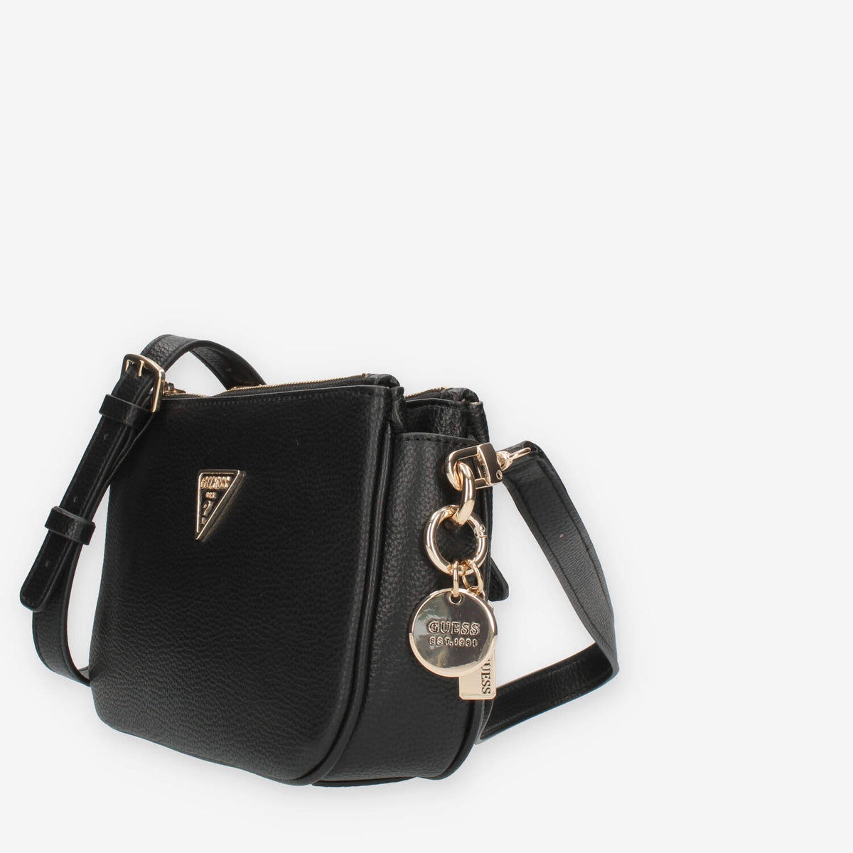 Guess Kersti Mini Borsetta a tracolla a 3 scomparti nera