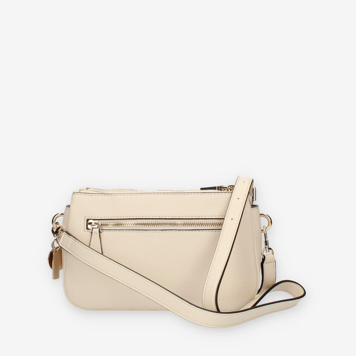 Guess Kersti Mini Borsetta a tracolla a 3 scomparti beige