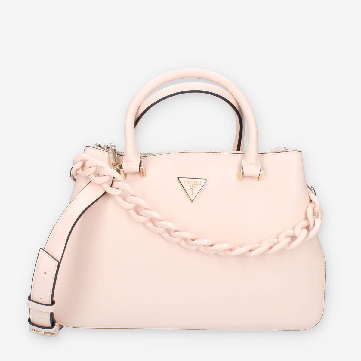 Guess Corina Borsa a mano a 3 scomparti rosa
