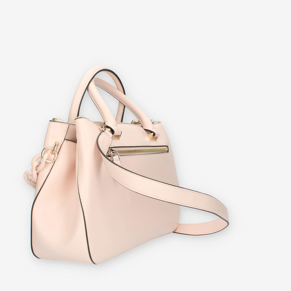 Guess Corina Borsa a mano a 3 scomparti rosa
