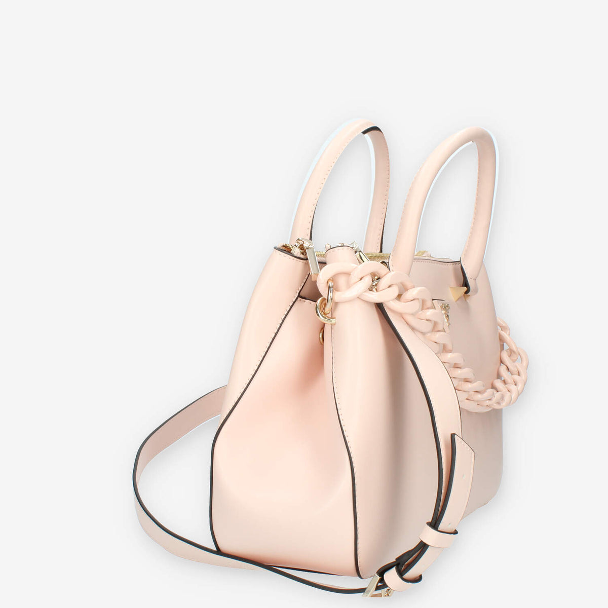 Guess Corina Borsa a mano a 3 scomparti rosa